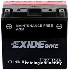 

Мотоциклетный аккумулятор Exide Maintenance YT14B-BS (12 А·ч)