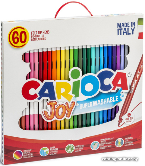 

Фломастеры Carioca Joy 41015 (60 цветов)
