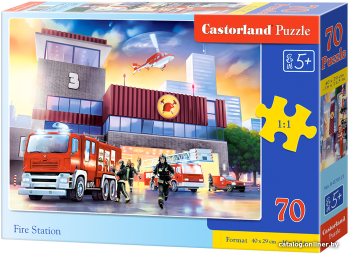 

Пазл Castorland Premium Пожарная станция B-070121 (70 эл)