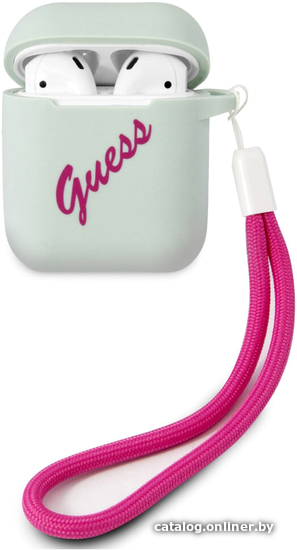 

Чехол CG Mobile Guess для AirPods 1&2 GUACA2LSVSBF (голубой/фуксия)