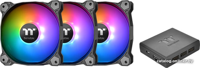 

Набор вентиляторов Thermaltake Pure Plus 12 RGB TT Premium Edition CL-F063-PL12SW-A