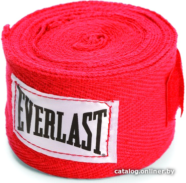 

Бинт боксерский Everlast D130 (3.5 м, красный)