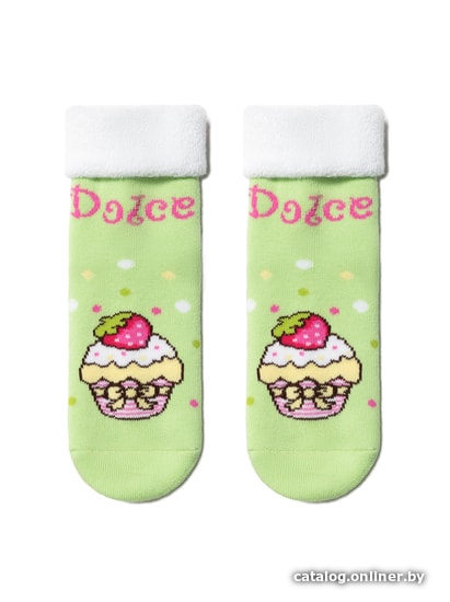 

Носки Conte-kids Sof-Tiki с отворотом 6С-19СП (р. 14, салатовый 245)