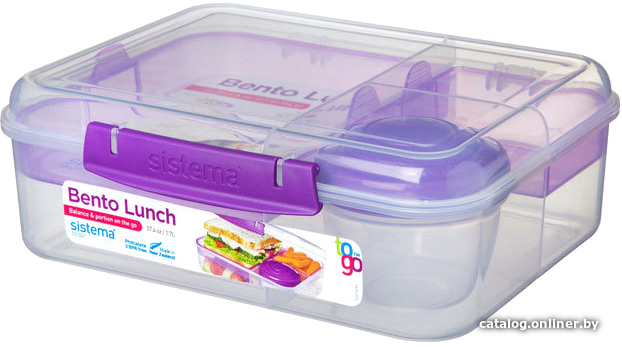 

Ланч-бокс Sistema Bento To Go 21690 (фиолетовый)