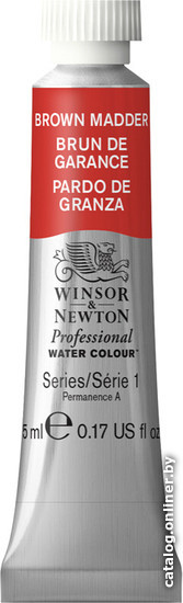 

Акварельные краски Winsor & Newton Professional 102056 (5 мл, коричневый мареновый)