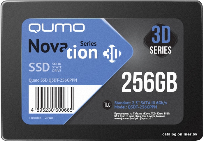 

SSD QUMO Novation 3D TLC 256GB Q3DT-256GPPN