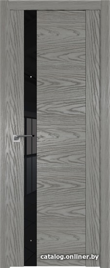 

Межкомнатная дверь ProfilDoors 62N (дуб sky denim, стекло черный лак)