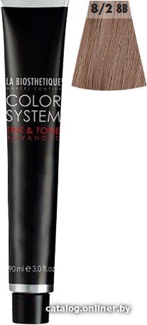 

Крем-краска для волос La Biosthetique Color System Tint & Tone 8/2 светлый блондин бежевый