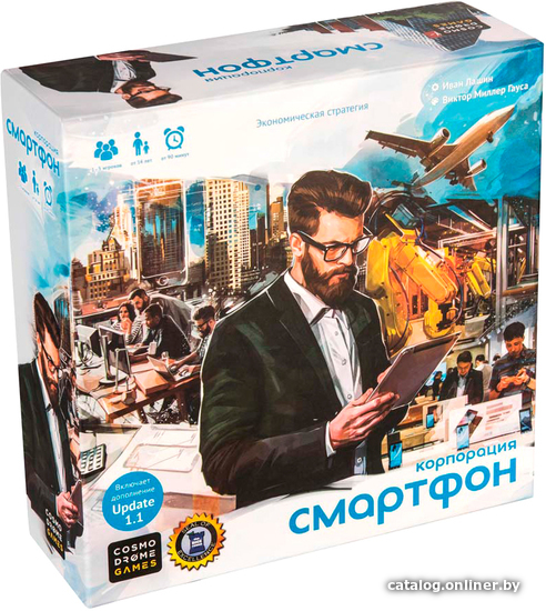 

Настольная игра Cosmodrome Games Корпорация Смартфон с дополнением Update 1.1
