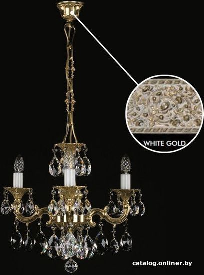 

Подвесная люстра ArtGlass Jarmila Iii. White Gold Ce