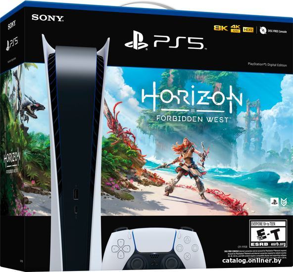 

Игровая приставка Sony PlayStation 5 Digital Edition + Horizon Forbidden West