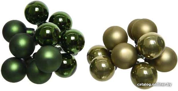 

Елочная игрушка GreenDeco На проволоке 715114 (10шт)