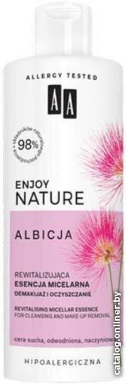 

AA Эссенция для лица Enjoy Nature Альбиция Ревитализирующая Мицеллярная (400 мл)