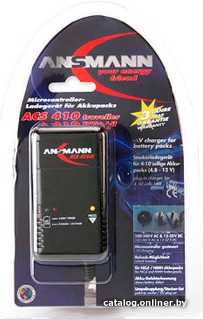 

Зарядное устройство Ansmann ACS 410 Traveller Mobil 5C07063