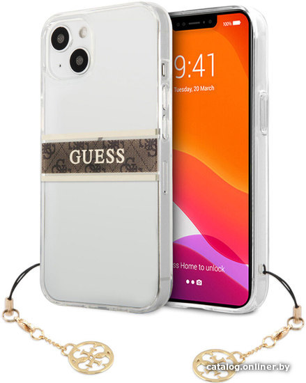 

Чехол для телефона CG Mobile Guess для iPhone 13 mini GUHCP13SKB4GBR