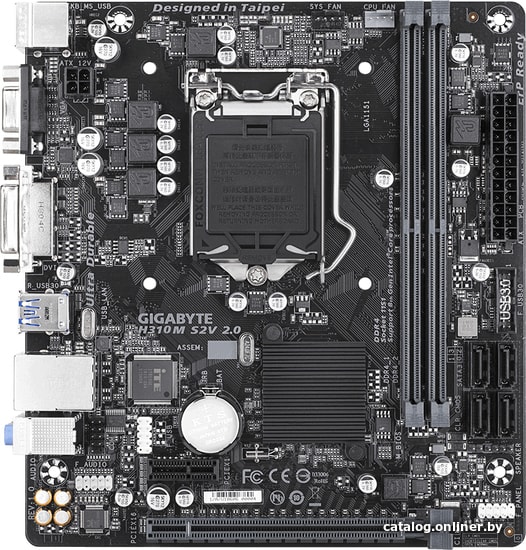 

Материнская плата Gigabyte H310M S2V 2.0 (rev. 1.0)