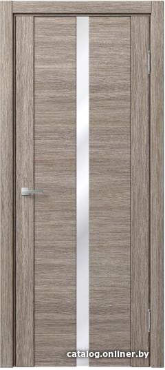 

Межкомнатная дверь MDF-Techno Dominika 226 80х200 (дуб дымчатый, стекло лакобель белый)