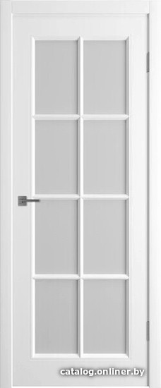 

Межкомнатная дверь Юркас Winter Моника 1 ДО 70x200 (белая эмаль/стекло мателюкс)