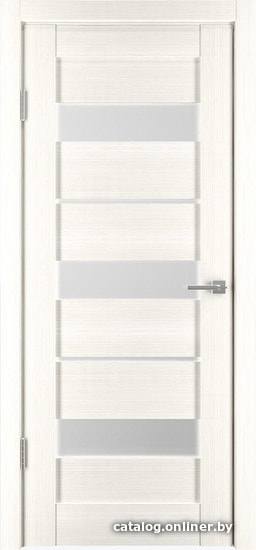 

Межкомнатная дверь IstokDoors Горизонталь-4 ДЧ 70x200 (бьянко/светлое стекло)