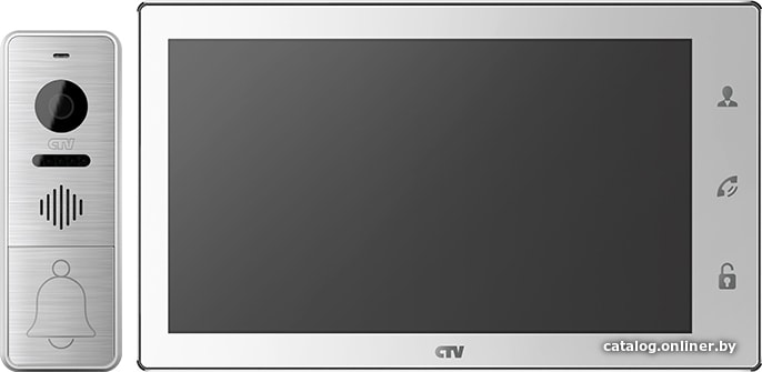 

Комплект видеодомофона CTV DP4102AHD (белый)