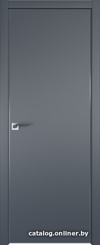 

Межкомнатная дверь ProfilDoors 1E 80x200 (антрацит/кромка матовая с 4-х сторон)