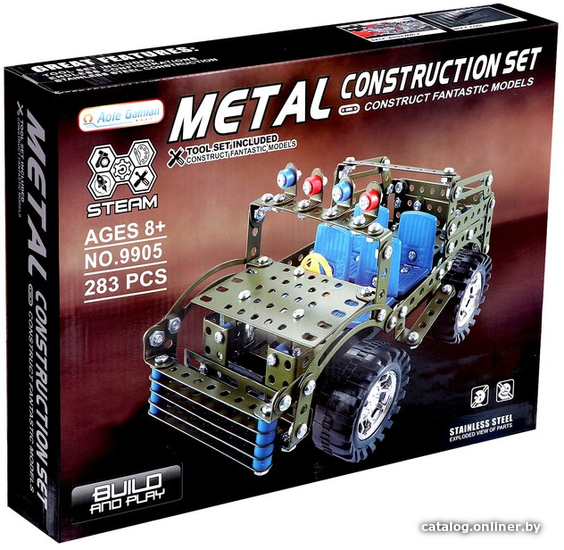 

Конструктор Sima-Land Военный джип 2690948