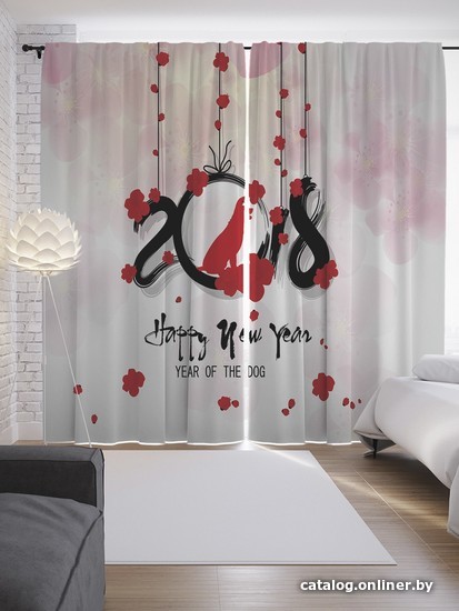 

Комплект штор JoyArty Год собаки 1.45x2.65 м p_59909_145x265 (2 шт)