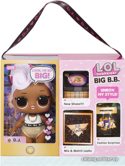 

Кукла-сюрприз L.O.L. Surprise! Big B.B. D.J. 573067