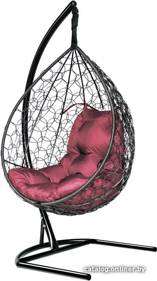 

Подвесное кресло LetoLux Liverpool Comfort (черный/бордовый)