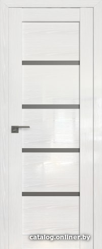 

Межкомнатная дверь ProfilDoors 2.09STP 70x200 (pine white glossy, стекло графит)