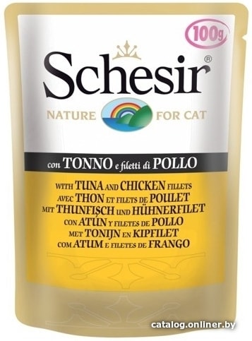 

Пресервы Schesir Tuna and Chicken Fillets 0.1 кг