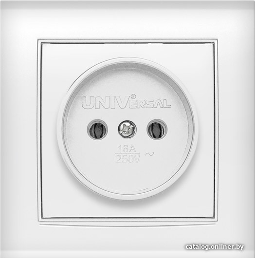 

Розетка UNIVersal Бриллиант 7947588 (белый)