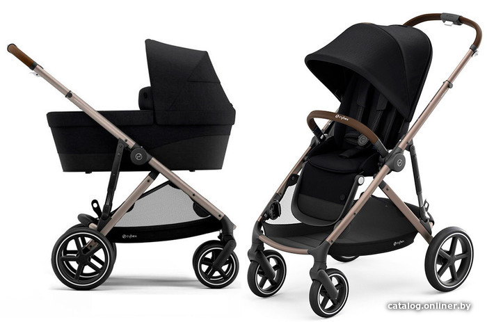 

Универсальная коляска Cybex Gazelle S (2 в 1, Black Frame Deep Black)