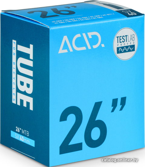 

Велокамера Cube Acid 26" MTB SV 40 mm 93557
