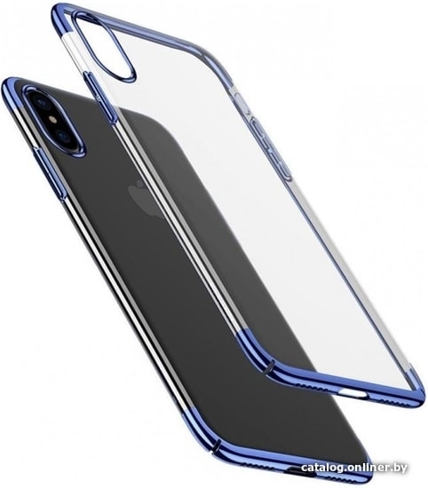 

Чехол для телефона Baseus Glitter для iPhone X (синий)