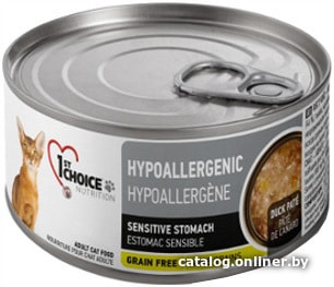 

Консервированный корм для кошек 1st Choice Hypoallergenic 0.085 кг
