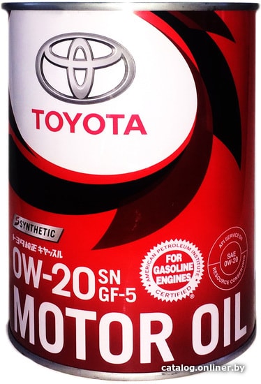 

Моторное масло Toyota SN CF-5 0W-20 1л