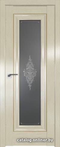 

Межкомнатная дверь ProfilDoors 24X 80x200 (эш вайт золото/стекло кристалл графит)