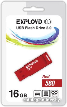 

USB Flash Exployd 560 16GB (красный) [EX-16GB-560-Red]