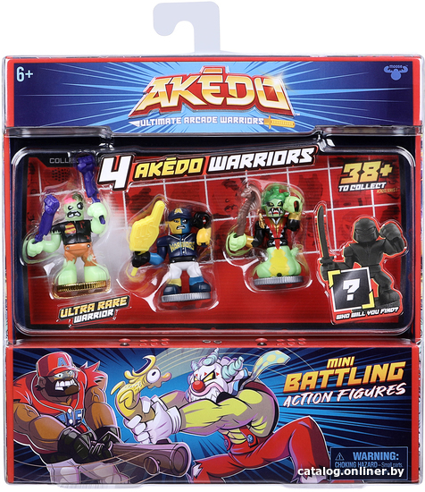 

Набор фигурок Akedo Коллекционный игровой набор 4 фигурки 5 39457