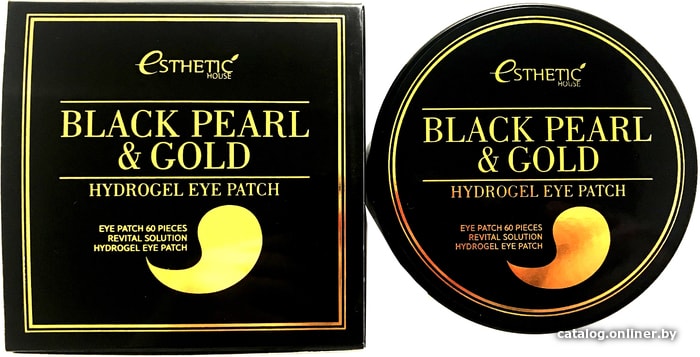 

Esthetic House Black Pearl & Gold Hydrogel Eyepatch