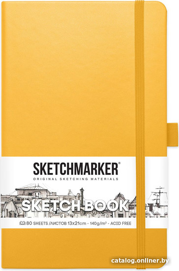 

Альбом для рисования Sketchmarker Скетчбук 2314403SM (80 л, оранжевый)