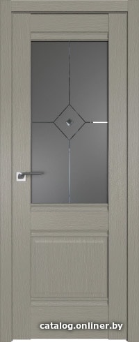 

Межкомнатная дверь ProfilDoors 2XN 90x200 (стоун/стекло графит с прозрачным фьюзингом)
