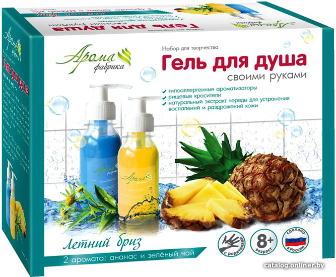 

Набор для опытов Аромафабрика Гель для душа Летний бриз С0505