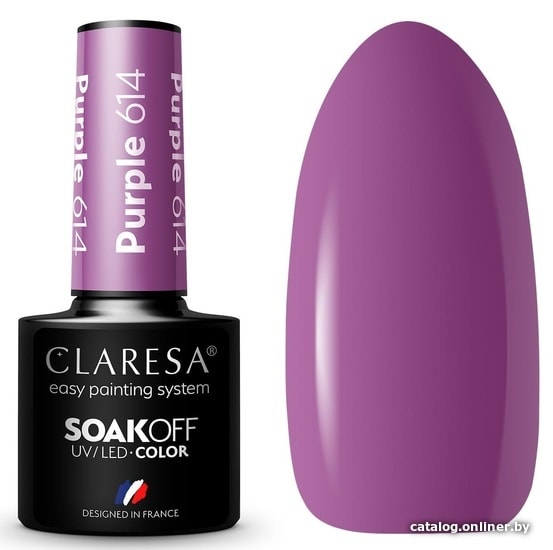

Гель-лак Claresa Hybrid Purple 614 5 мл