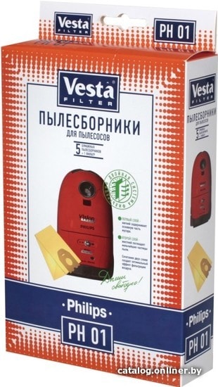 

Комплект одноразовых мешков Vesta Filter PH 01