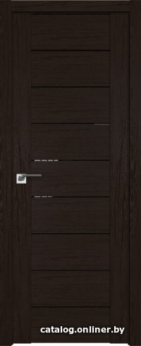 

Межкомнатная дверь ProfilDoors 98XN 80x200 (дарк браун/стекло черный триплекс)