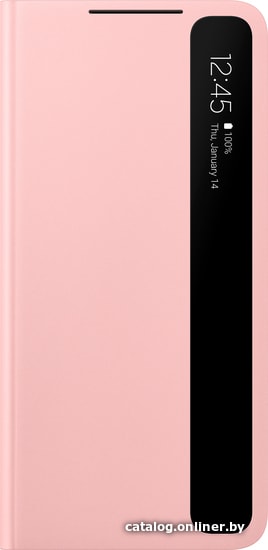 

Чехол для телефона Samsung Smart Clear View Cover для Galaxy S21+ (розовый)