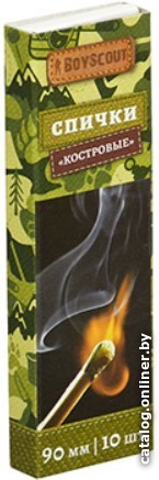 

Спички BoyScout Костровые 61028 (10 шт)