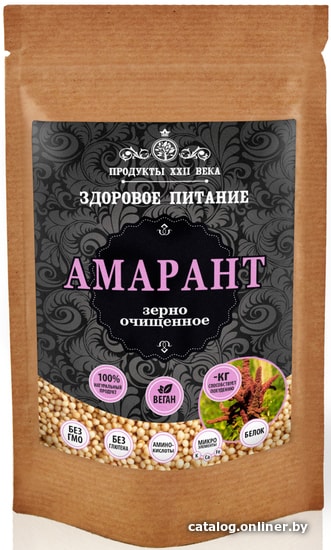 

Продукты XXII века Амарант зерно очищенное, дойпак 100 г